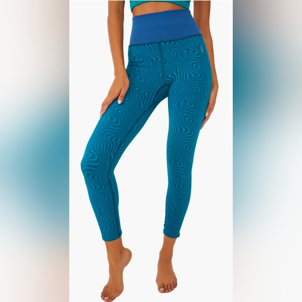 FP Movement By Free People Women’s Free Throw Jacquard Ankle Leggings S